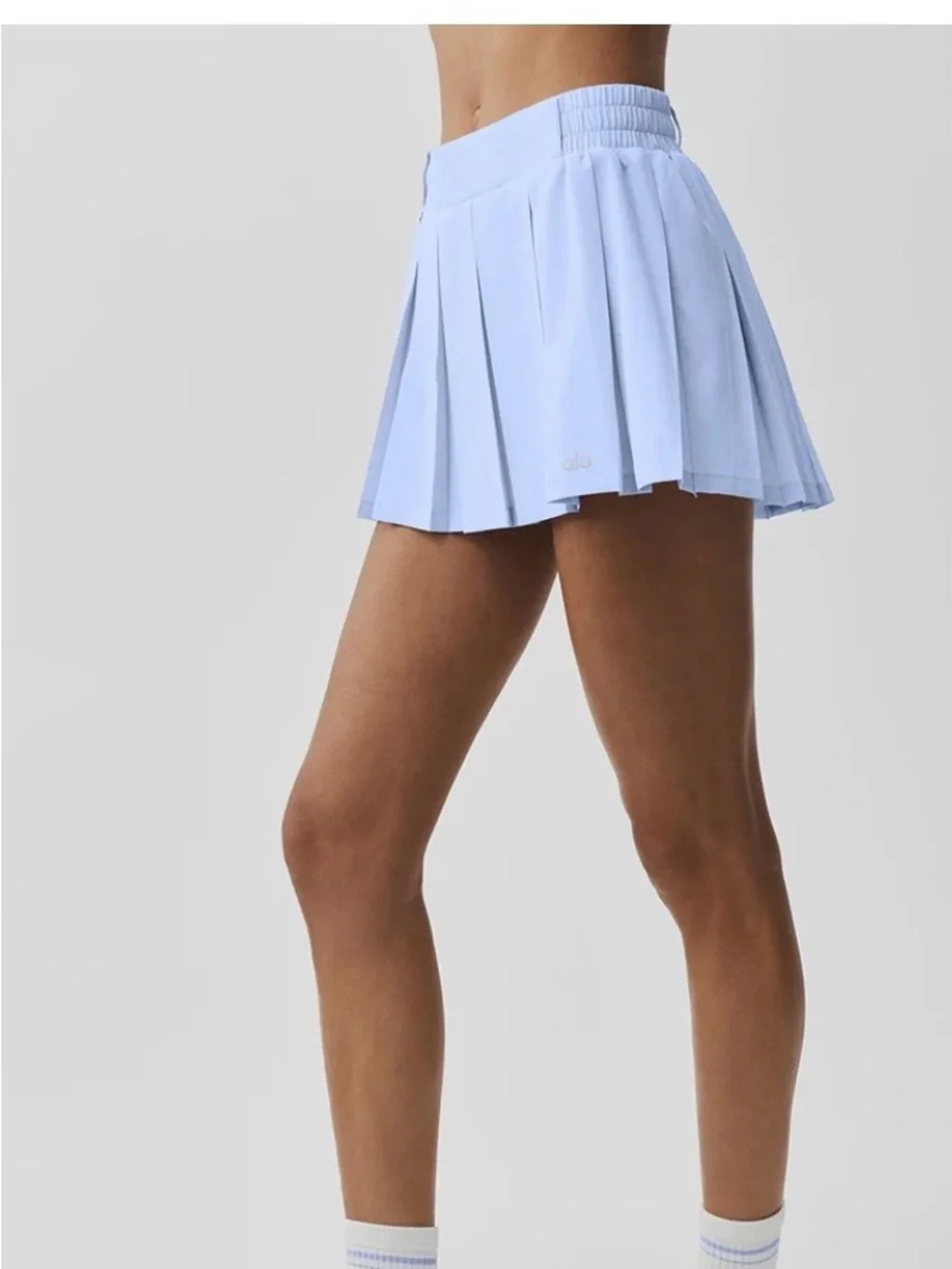 ALO Yoga : Rally Tennis Skirt . Size. M. Color Light Provence Blue